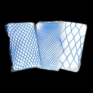 3 Pack NWT Fishnet Tights, Blue OS